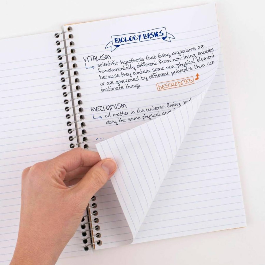 Five Star Spiral Notebook 3-Pack: 1-Subject College Ruled Paper, 7" x 4.375" Personal Size, 80 Sheets per Notebook - Black, Blue, Purple (450048C-ECM) School & Office Supplies