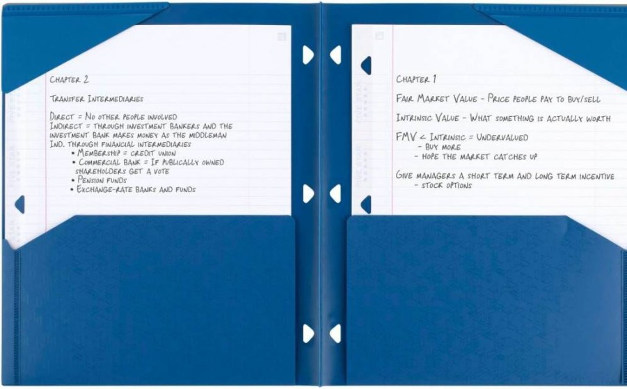 Five Star 4-Pack Plastic 2-Pocket Folders with Stay-Put Tabs, 3-Ring Binder Compatible, 8.5x11 Inch Paper Size, Assorted Colors (Tidewater Blue, White, Purple, Yellow)