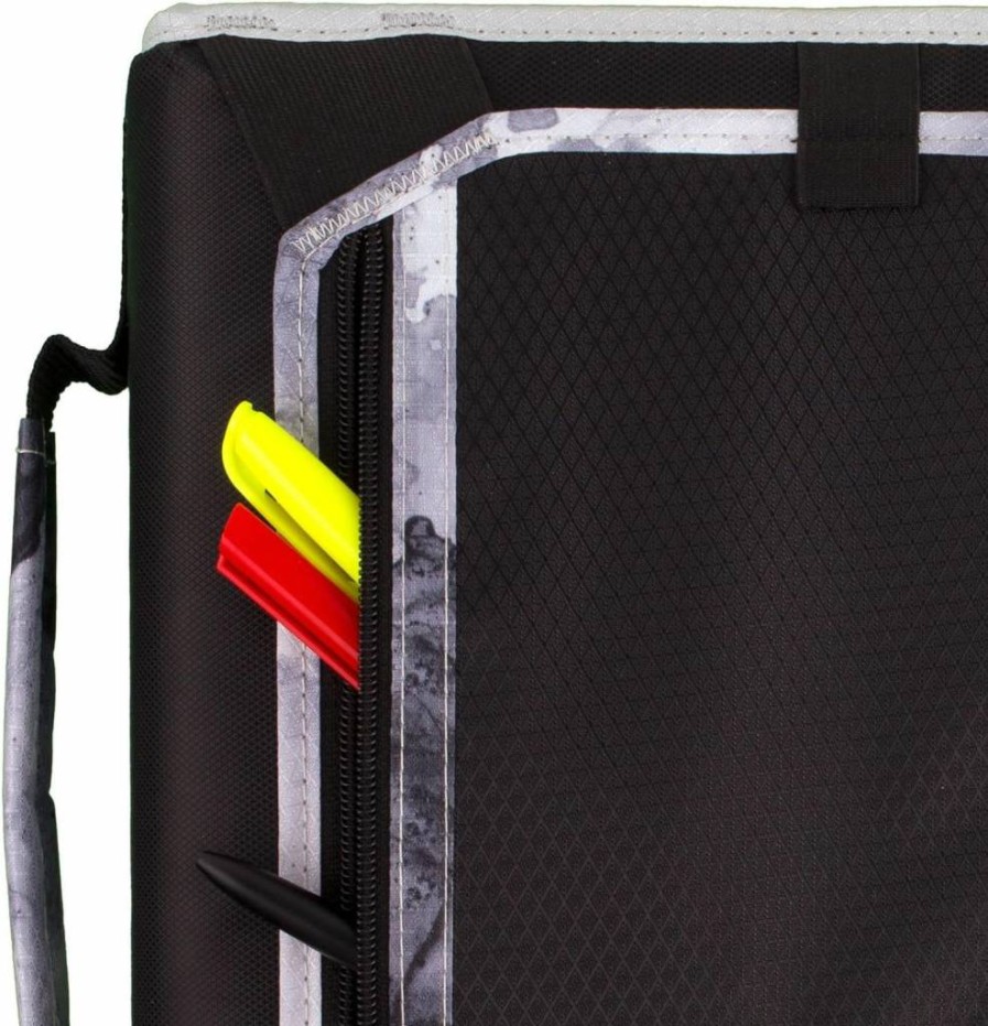 Five Star 2 Inch 3-Ring Binder with Zipper Closure, Round Rings, Expansion Panel, 5-Tab Expanding File, 580 Sheet Capacity, Black/Gray (29052It8)